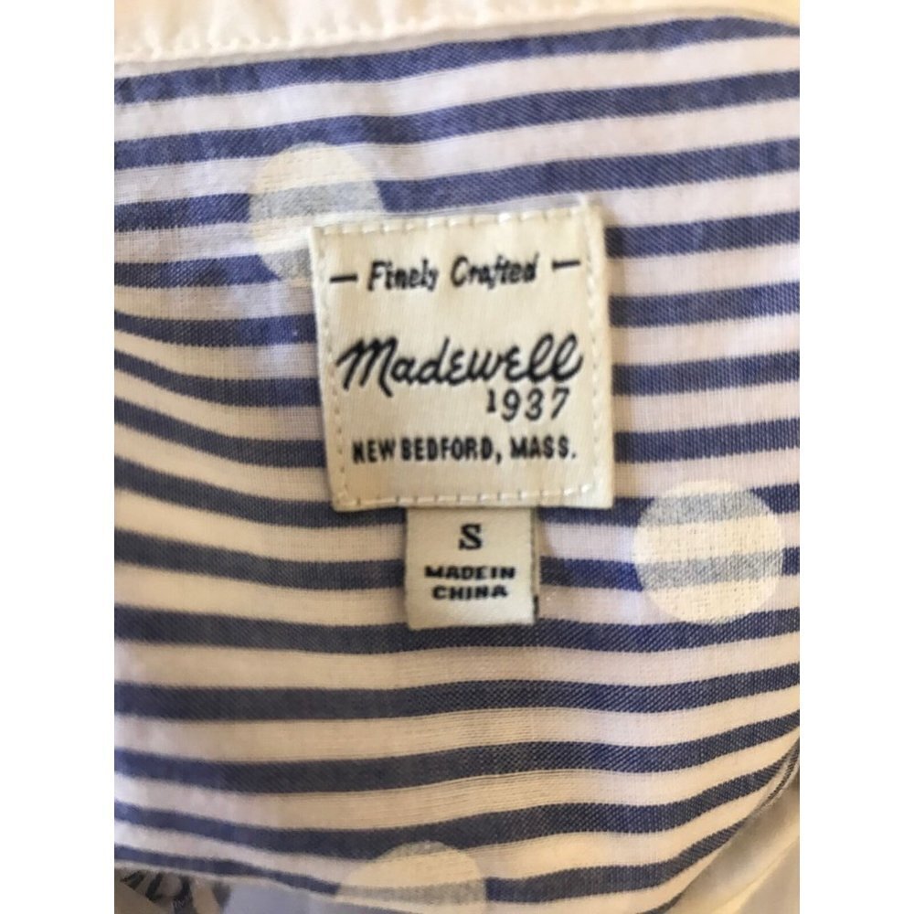 madewell item 01028 stripe polka dot contrast - Picture 9 of 10